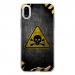 TPU0IPHONEXTOXIQUE - Coque souple pour Apple iPhone X avec impression Motifs panneau toxique
