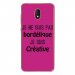 TPU0LENNY5BORDELIQUEFUSHIA - Coque souple pour Wiko Lenny 5 avec impression Motifs Je ne suis pas bordélique fushia