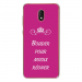 TPU0LENNY5BOUDERFUSHIA - Coque souple pour Wiko Lenny 5 avec impression Motifs Bouder pour mieux Régner fushia