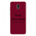 TPU0LENNY5CHIANTEBORDEAU - Coque souple pour Wiko Lenny 5 avec impression Motifs Avant, j'étais chiante bordeau