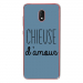 TPU0LENNY5CHIEUSEBLEU - Coque souple pour Wiko Lenny 5 avec impression Motifs Chieuse d'Amour bleu