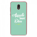 TPU0LENNY5DIEUTURQUOISE - Coque souple pour Wiko Lenny 5 avec impression Motifs Appelle moi Dieu turquoise
