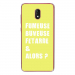 TPU0LENNY5FUMEUSEJAUNE - Coque souple pour Wiko Lenny 5 avec impression Motifs fumeuse et alors jaune