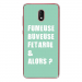 TPU0LENNY5FUMEUSETURQUOISE - Coque souple pour Wiko Lenny 5 avec impression Motifs fumeuse et alors turquoise