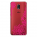 TPU0LENNY5LACEFUSHIA - Coque souple pour Wiko Lenny 5 avec impression Motifs Lace fushia