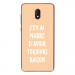 TPU0LENNY5RAISONBEIGE - Coque souple pour Wiko Lenny 5 avec impression Motifs marre d'avoir raison beige