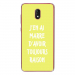 TPU0LENNY5RAISONJAUNE - Coque souple pour Wiko Lenny 5 avec impression Motifs marre d'avoir raison jaune