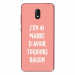 TPU0LENNY5RAISONROSE - Coque souple pour Wiko Lenny 5 avec impression Motifs marre d'avoir raison rose