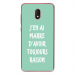 TPU0LENNY5RAISONTURQUOISE - Coque souple pour Wiko Lenny 5 avec impression Motifs marre d'avoir raison turquoise