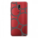 TPU0LENNY5RONDSGRIS - Coque souple pour Wiko Lenny 5 avec impression Motifs ronds gris