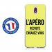 TPU0NOKIA31APEROJAUNE - Coque souple pour Nokia 3-1 avec impression Motifs l'apéro recrute jaune