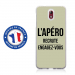 TPU0NOKIA31APEROVERT - Coque souple pour Nokia 3-1 avec impression Motifs l'apéro recrute vert