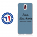 TPU0NOKIA31CHIANTEBLEU - Coque souple pour Nokia 3-1 avec impression Motifs Avant, j'étais chiante bleu