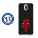 TPU0NOKIA31DARKROUGE - Coque souple pour Nokia 3-1 avec impression Motifs Dark rouge