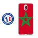 TPU0NOKIA31DRAPMAROC - Coque souple pour Nokia 3-1 avec impression Motifs drapeau du Maroc