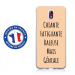 TPU0NOKIA31GENIALEBEIGE - Coque souple pour Nokia 3-1 avec impression Motifs Chiante mais Géniale beige