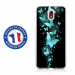 TPU0NOKIA31PAPILLONSBLEUS - Coque souple pour Nokia 3-1 avec impression Motifs papillons bleus