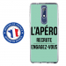 TPU0NOKIA51APEROTURQUOISE - Coque souple pour Nokia 5-1 avec impression Motifs l'apéro recrute turquoise
