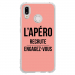 TPU0P20LITEAPEROROSE - Coque souple pour Huawei P20 Lite avec impression Motifs l'apéro recrute rose