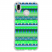 TPU0P20LITEAZTEQUEBLEUVER - Coque souple pour Huawei P20 Lite avec impression Motifs aztèque bleu et vert