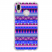 TPU0P20LITEAZTEQUEBLEUVIO - Coque souple pour Huawei P20 Lite avec impression Motifs aztèque bleu et violet