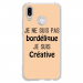 TPU0P20LITEBORDELIQUEBEIGE - Coque souple pour Huawei P20 Lite avec impression Motifs Je ne suis pas bordélique beige
