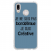 TPU0P20LITEBORDELIQUEBLEU - Coque souple pour Huawei P20 Lite avec impression Motifs Je ne suis pas bordélique bleu
