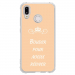 TPU0P20LITEBOUDERBEIGE - Coque souple pour Huawei P20 Lite avec impression Motifs Bouder pour mieux Régner beige
