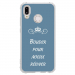 TPU0P20LITEBOUDERBLEU - Coque souple pour Huawei P20 Lite avec impression Motifs Bouder pour mieux Régner bleu