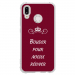 TPU0P20LITEBOUDERBORDEAU - Coque souple pour Huawei P20 Lite avec impression Motifs Bouder pour mieux Régner bordeau