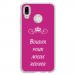 TPU0P20LITEBOUDERFUSHIA - Coque souple pour Huawei P20 Lite avec impression Motifs Bouder pour mieux Régner fushia