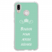 TPU0P20LITEBOUDERTURQUOISE - Coque souple pour Huawei P20 Lite avec impression Motifs Bouder pour mieux Régner turquoise