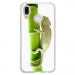 TPU0P20LITECAMELEON - Coque souple pour Huawei P20 Lite avec impression Motifs caméleon sur un bamboo