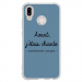 TPU0P20LITECHIANTEBLEU - Coque souple pour Huawei P20 Lite avec impression Motifs Avant, j'étais chiante bleu