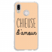 TPU0P20LITECHIEUSEBEIGE - Coque souple pour Huawei P20 Lite avec impression Motifs Chieuse d'Amour beige