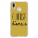 TPU0P20LITECHIEUSEOR - Coque souple pour Huawei P20 Lite avec impression Motifs Chieuse d'Amour or