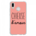 TPU0P20LITECHIEUSEROSE - Coque souple pour Huawei P20 Lite avec impression Motifs Chieuse d'Amour rose