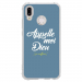 TPU0P20LITEDIEUBLEU - Coque souple pour Huawei P20 Lite avec impression Motifs Appelle moi Dieu bleu