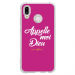 TPU0P20LITEDIEUFUSHIA - Coque souple pour Huawei P20 Lite avec impression Motifs Appelle moi Dieu fushia