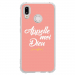 TPU0P20LITEDIEUROSE - Coque souple pour Huawei P20 Lite avec impression Motifs Appelle moi Dieu rose