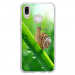 TPU0P20LITEESCARGOT - Coque souple pour Huawei P20 Lite avec impression Motifs escargot sur une tige