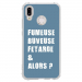 TPU0P20LITEFUMEUSEBLEU - Coque souple pour Huawei P20 Lite avec impression Motifs fumeuse et alors bleu
