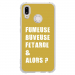 TPU0P20LITEFUMEUSEOR - Coque souple pour Huawei P20 Lite avec impression Motifs fumeuse et alors or