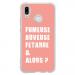 TPU0P20LITEFUMEUSEROSE - Coque souple pour Huawei P20 Lite avec impression Motifs fumeuse et alors rose