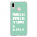 TPU0P20LITEFUMEUSETURQUOISE - Coque souple pour Huawei P20 Lite avec impression Motifs fumeuse et alors turquoise