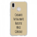 TPU0P20LITEGENIALETAUPE - Coque souple pour Huawei P20 Lite avec impression Motifs Chiante mais Géniale taupe