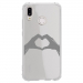 TPU0P20LITEMAINCOEUR - Coque souple pour Huawei P20 Lite avec impression Motifs mains en forme de coeur