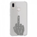 TPU0P20LITEMAINDOIGT - Coque souple pour Huawei P20 Lite avec impression Motifs doigt d'honneur