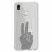 TPU0P20LITEMAINPEACE - Coque souple pour Huawei P20 Lite avec impression Motifs main Peace and Love