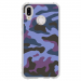 TPU0P20LITEMILITAIREBLEU - Coque souple pour Huawei P20 Lite avec impression Motifs Camouflage militaire bleu